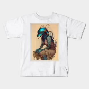 Beetle Droid Drone Engineer Kids T-Shirt